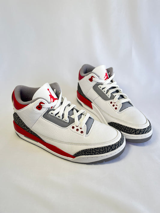 JORDAN 3 FIRE RED(SIZE 42)